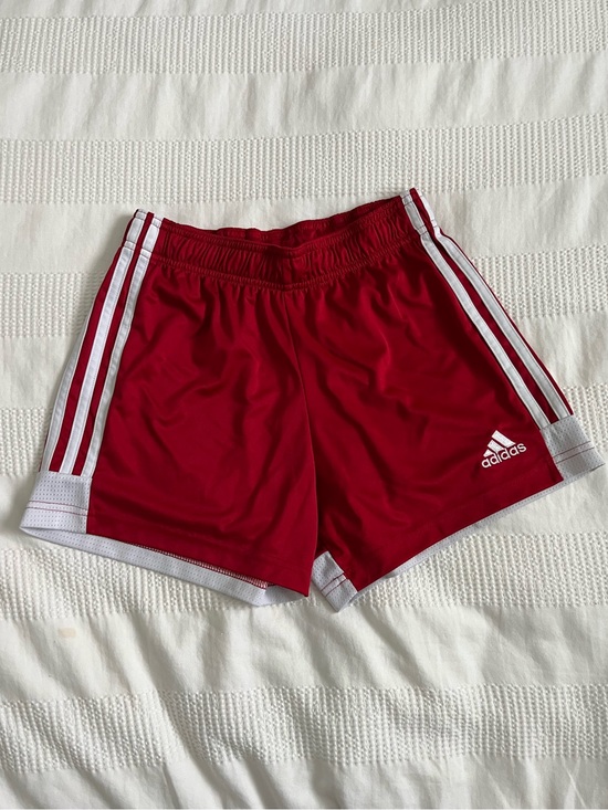 adidas Pants - ADIDAS red soccer shorts
